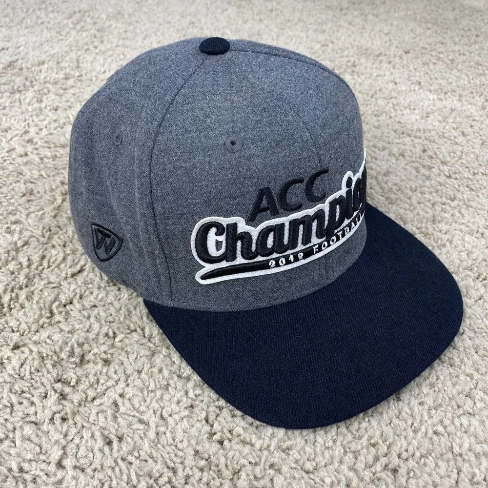 TOW FSU Seminoles‎ 2012 ACC Football Champs Snapback Hat Gray Black Trucker Cap
